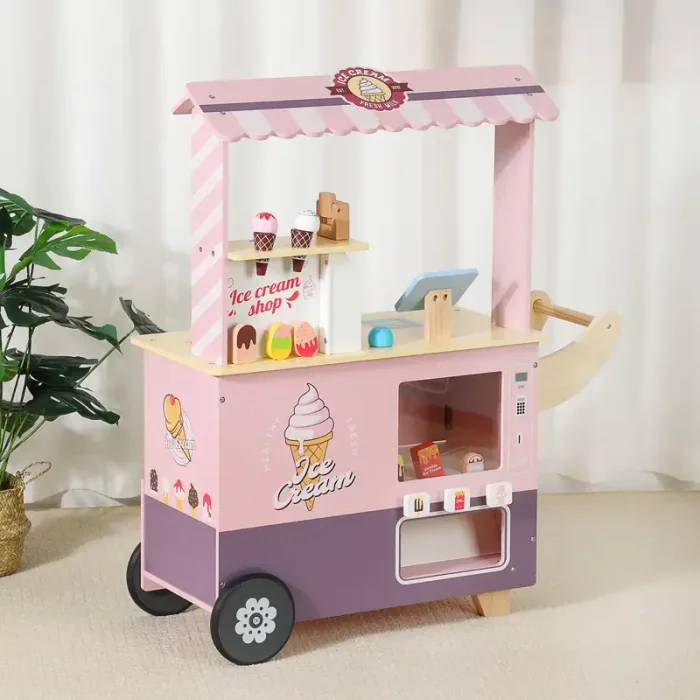 اسباب بازی استند بستنی چوبی کد MSN23038