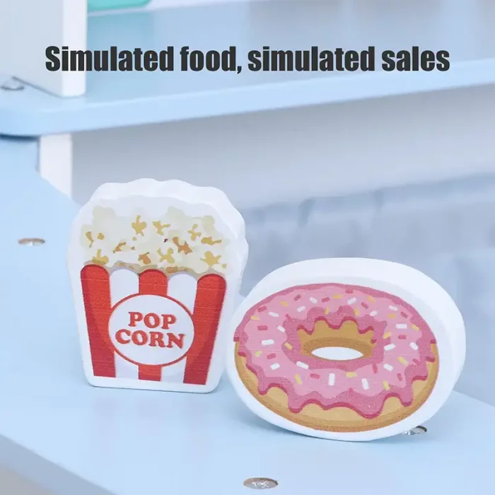 اسباب بازی سوپرمارکت چوبی رنگ سفید کد BL20146