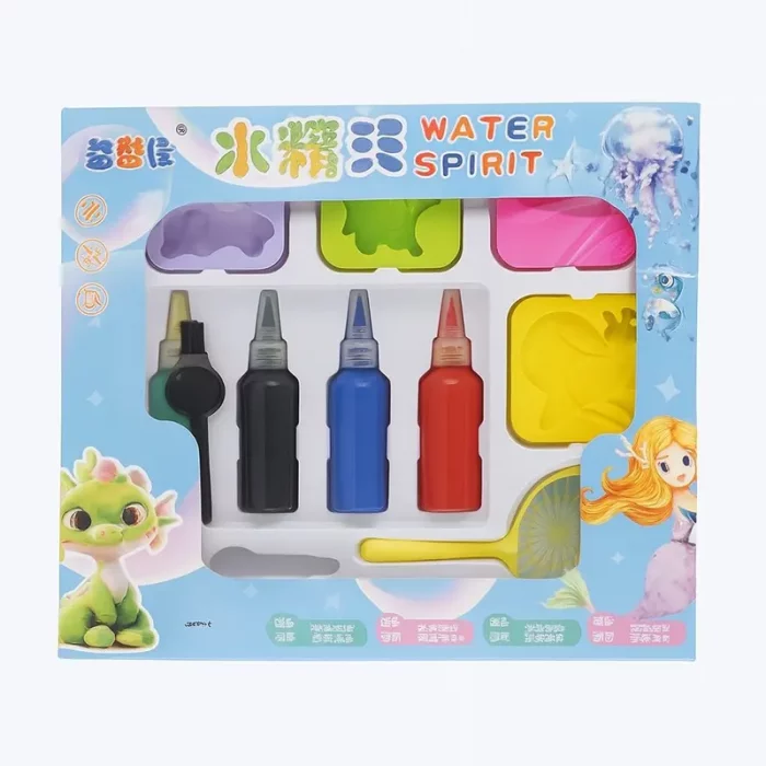 کیت جادویی قالب سازی ژله ای 4 رنگ کد 8082