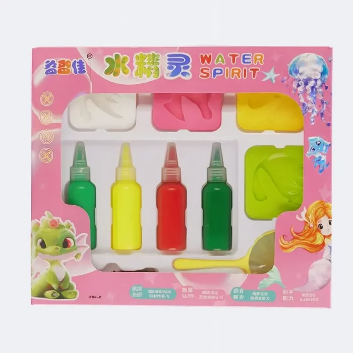 کیت جادویی قالب سازی ژله ای 4 رنگ کد 8082