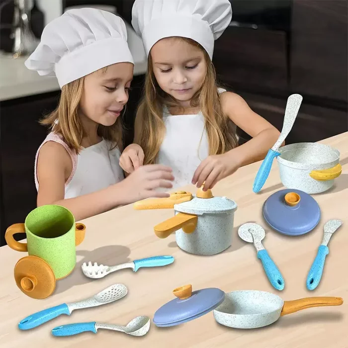 اسباب بازی ست ظروف آشپزخانه سبز کد HG973