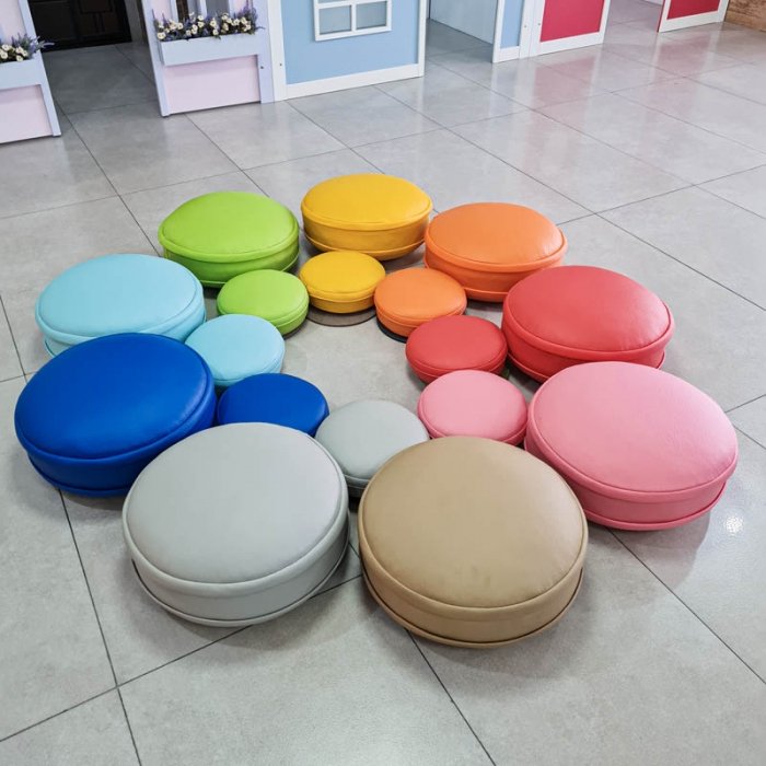 پاف چرم کودک 50*15 سانتیمتر کد 160000