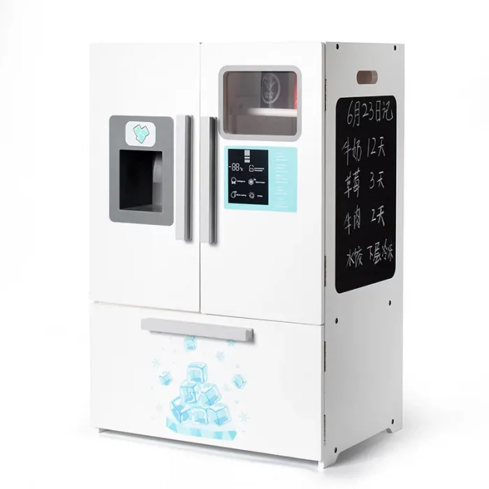 یخچال چوبی  کودک 3 در رنگ  سفید کد BL20147