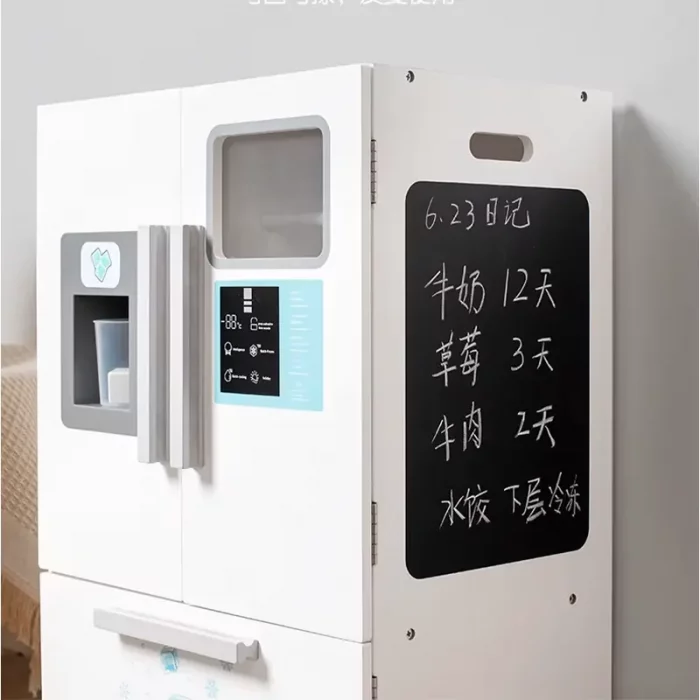 یخچال چوبی  کودک 3 در رنگ  سفید کد BL20147