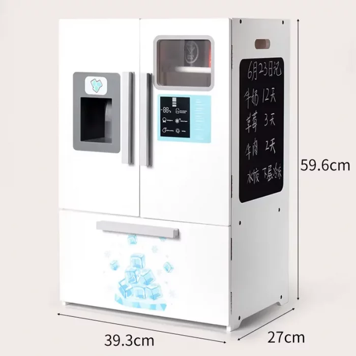 یخچال چوبی  کودک 3 در رنگ  سفید کد BL20147