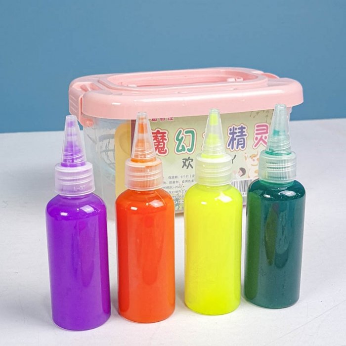 کیت جادویی قالب سازی ژله ای 4 رنگ سطلی کد 231232