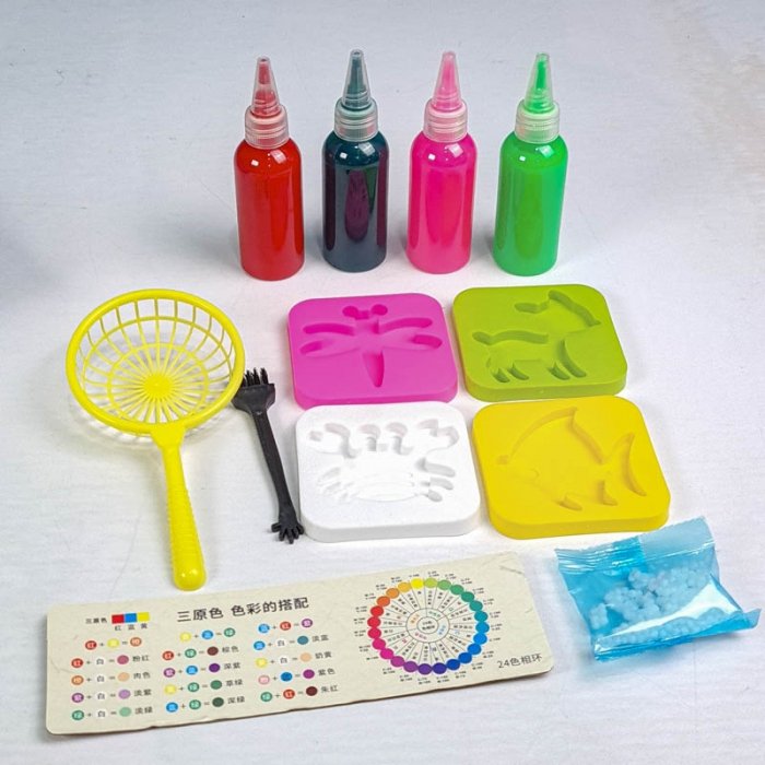 کیت جادویی قالب سازی ژله ای 4 رنگ کد 8082