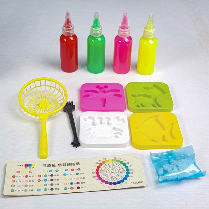 کیت جادویی قالب سازی ژله ای 4 رنگ کد 8082