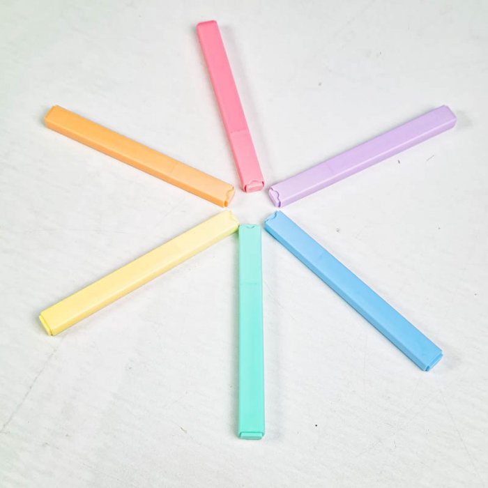 هایلایتر 6 عددی پاستلی کد QB0651