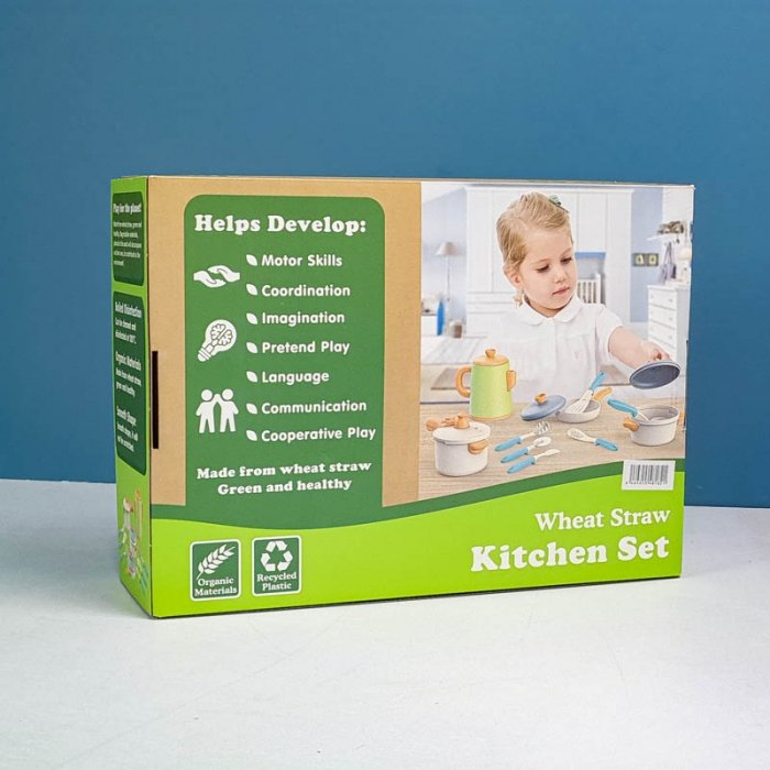 اسباب بازی ست ظروف آشپزخانه سبز کد HG973