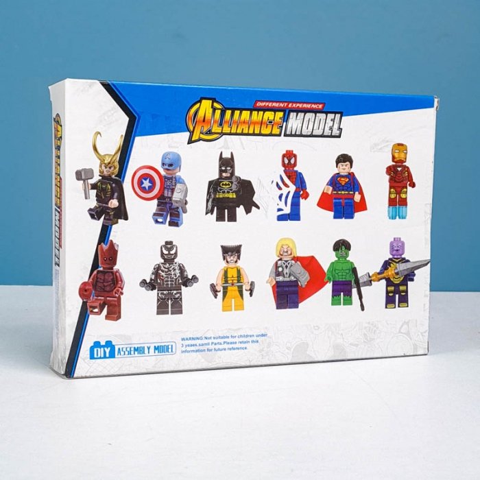 مینی فیگور  12 عددی طرح قهرمانان مارول کد 22662