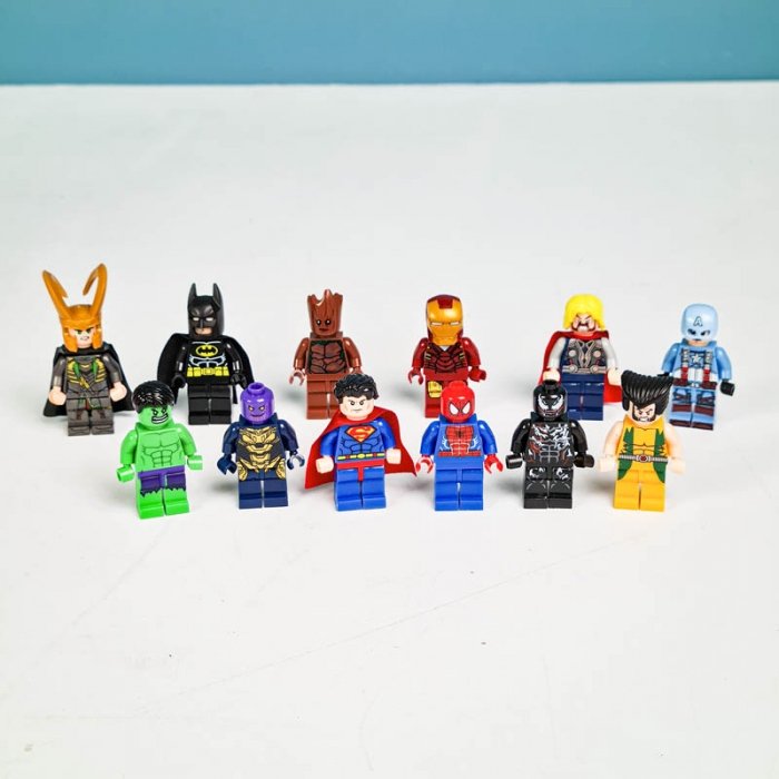 مینی فیگور  12 عددی طرح قهرمانان مارول کد 22662
