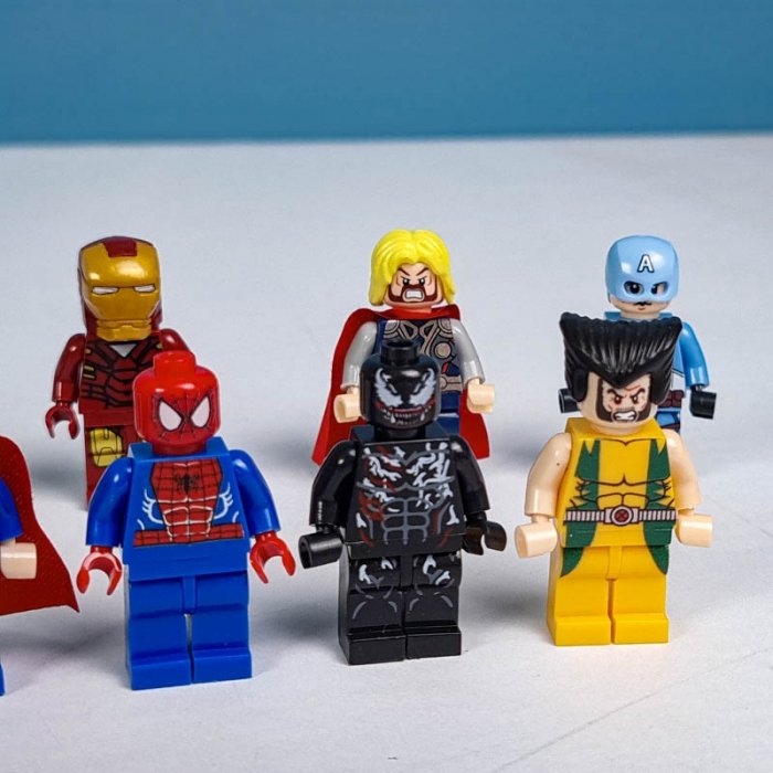 مینی فیگور  12 عددی طرح قهرمانان مارول کد 22662