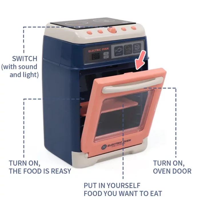 اسباب بازی اجاق گاز فردار رنگ آبی کد YH1297C