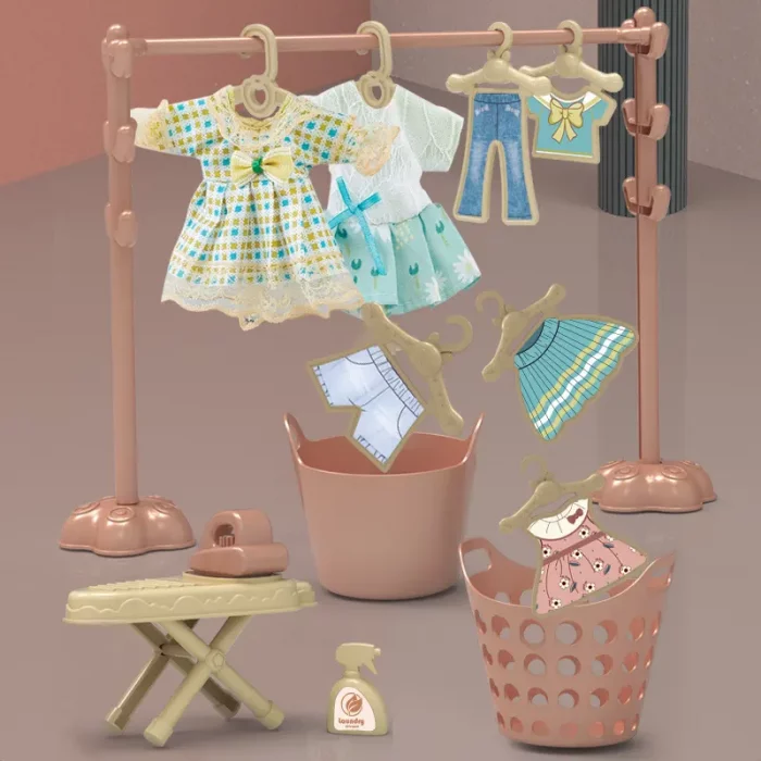 اسباب بازی ماشین لباسشویی 18 تکه رنگ سبز کد HJ190