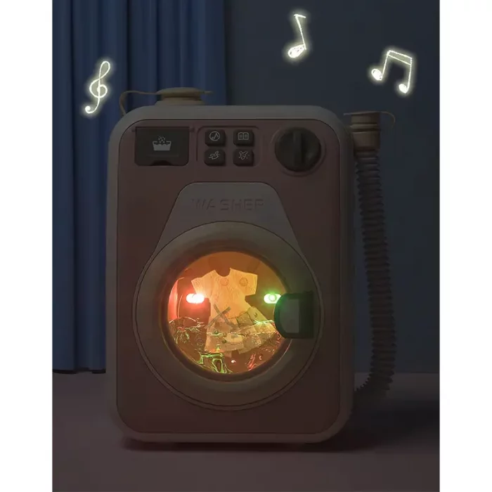 اسباب بازی ماشین لباسشویی 18 تکه رنگ سبز کد HJ190