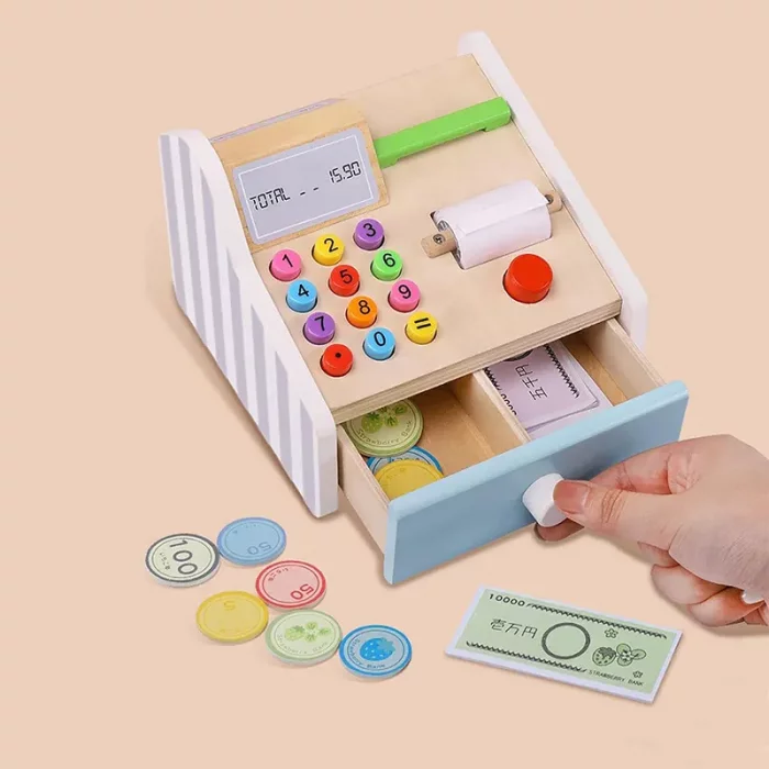 اسباب بازی صندوق فروشگاهی چوبی کد KBQ2021027