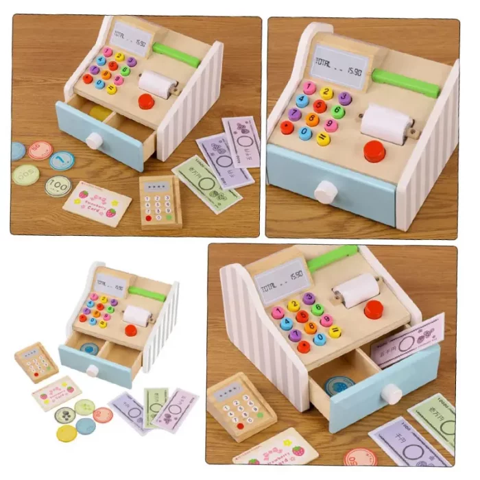 اسباب بازی صندوق فروشگاهی چوبی کد KBQ2021027