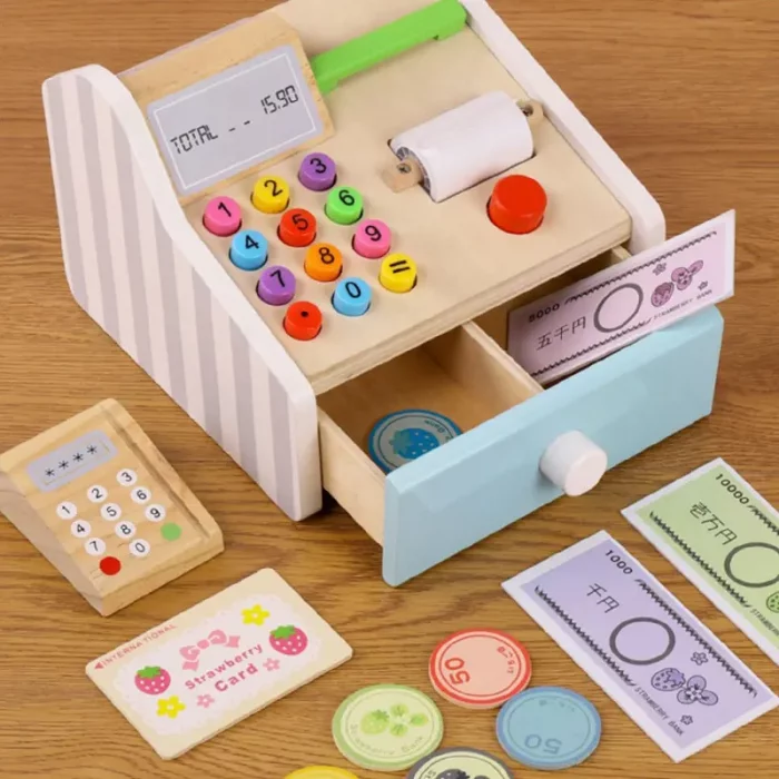 اسباب بازی صندوق فروشگاهی چوبی کد KBQ2021027