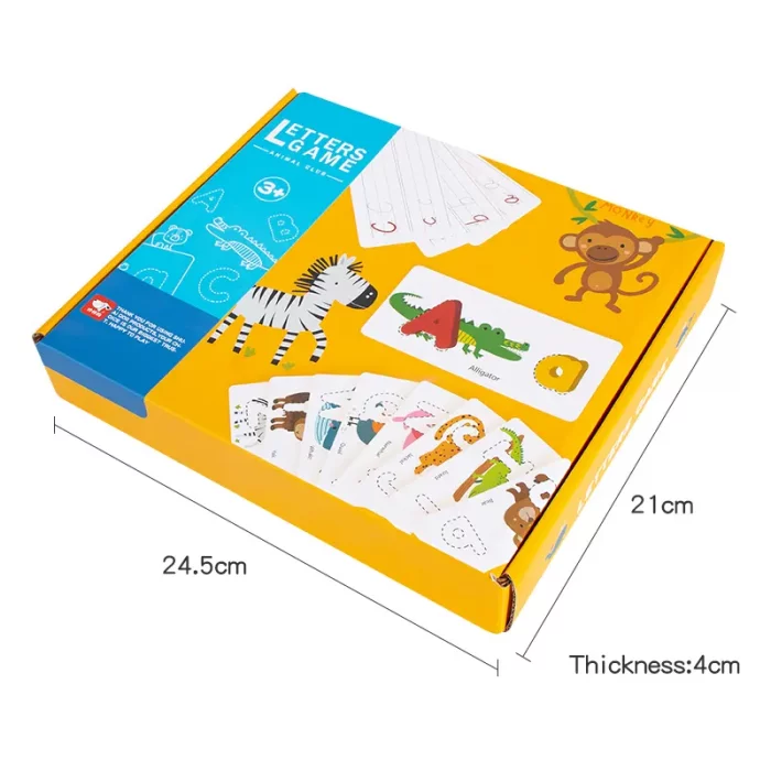 پازل چوبی آموزشی حروف الفبا انگلیسی مدل SSG5382