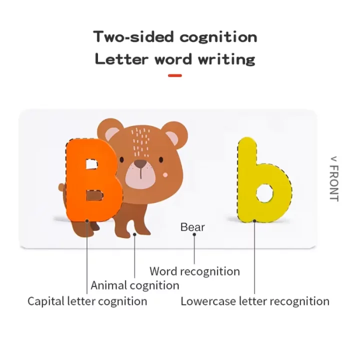 پازل چوبی آموزشی حروف الفبا انگلیسی مدل SSG5382