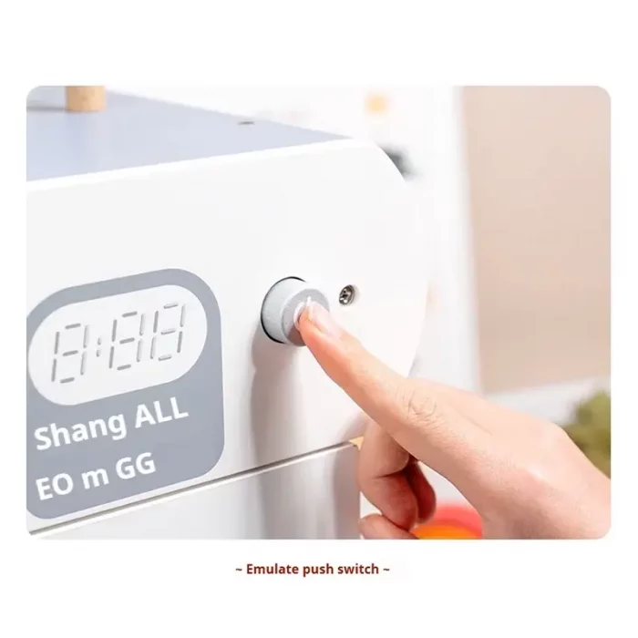 اسباب بازی ست کامل ماشین ظرفشویی چوبی رنگ سفید کد BL21155