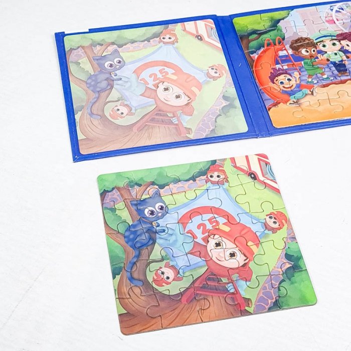 کتاب پازلی مگنتی 91 تکه طرح مشاغل امداد کد 896938