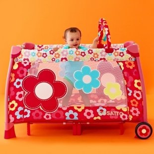 تخت و پارك دخترانه گل poppidelic كد2670