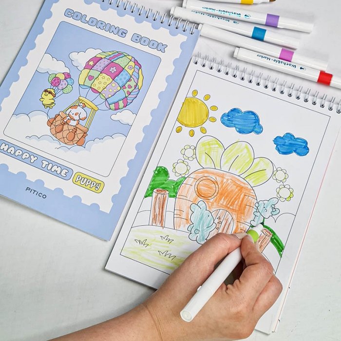 دفترچه رنگ آمیزی PITICO کد 00410