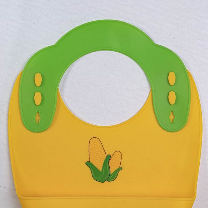 پیشبند و ظرف غذا کودک سیلیکونی کد JH8010