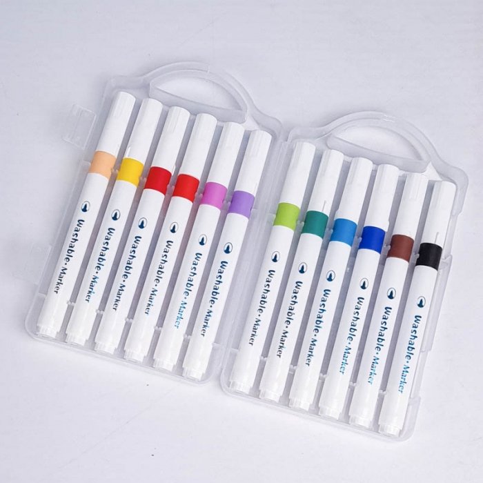 ماژیک رنگ آمیزی قابل شستشو 12 رنگ کد KS8068