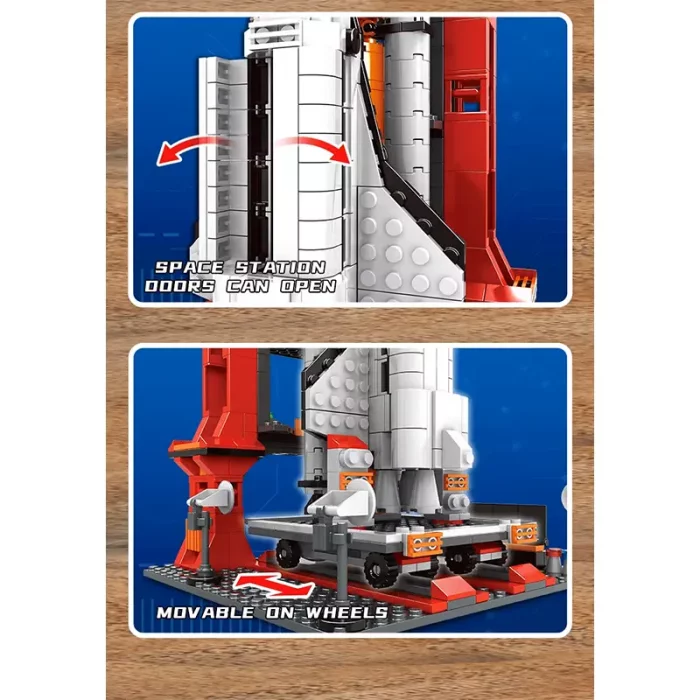 اسباب بازی لگو 704 تکه ایستگاه فضایی کد ZY1820344