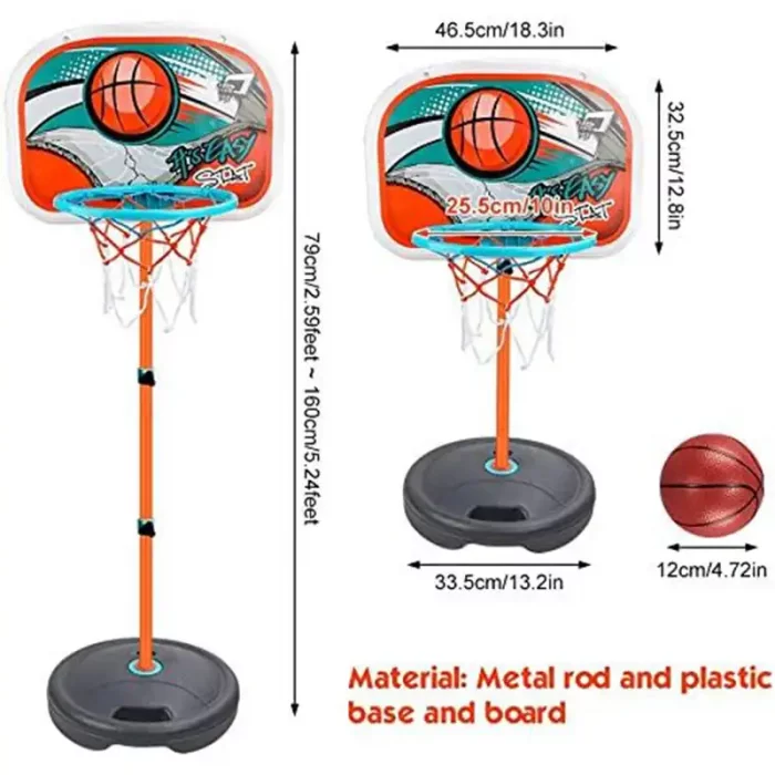 حلقه بسکتبال کودک به همراه توپ کد LQ1902
