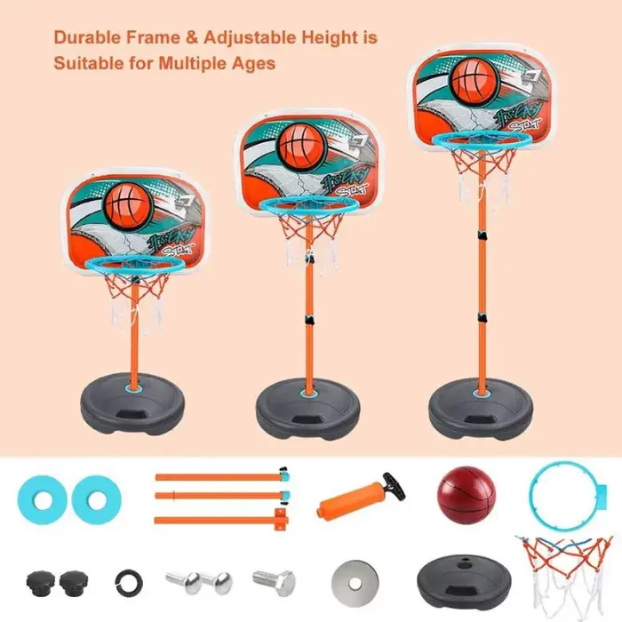 حلقه بسکتبال کودک به همراه توپ کد LQ1902