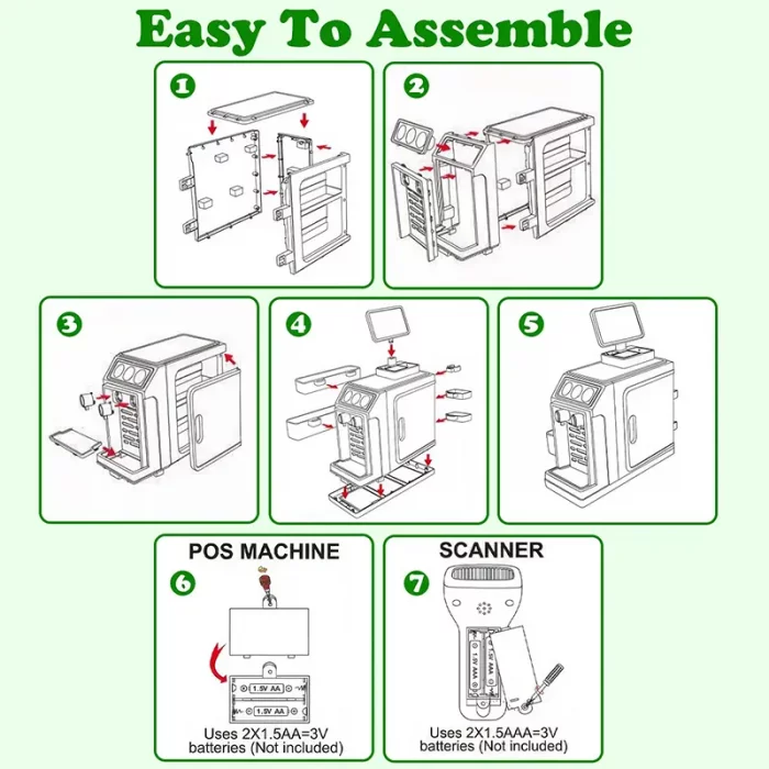 اسباب بازی سوپر مارکت 52 تکه بزرگ کد 66869