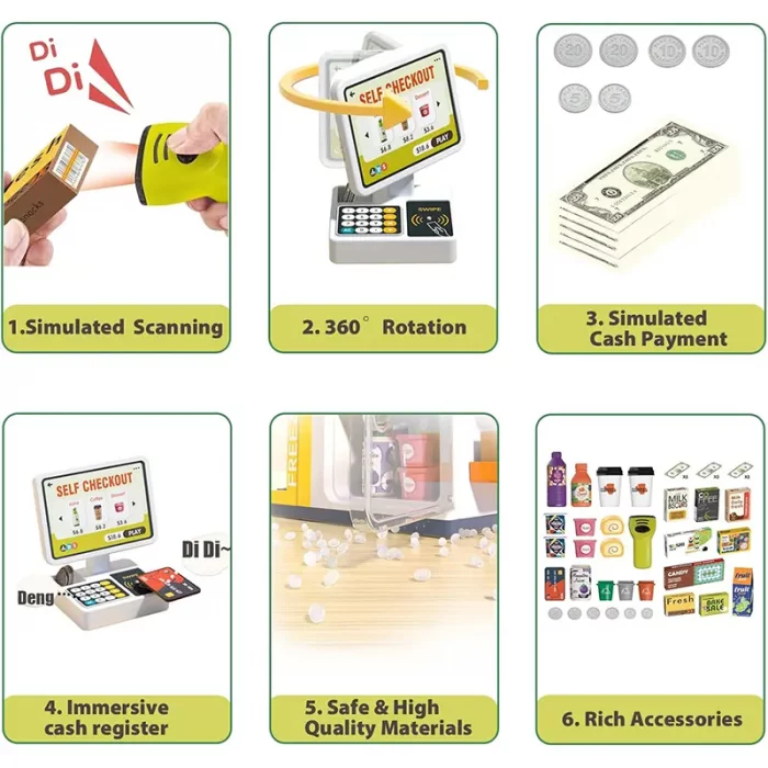 اسباب بازی سوپر مارکت 52 تکه بزرگ کد 66869