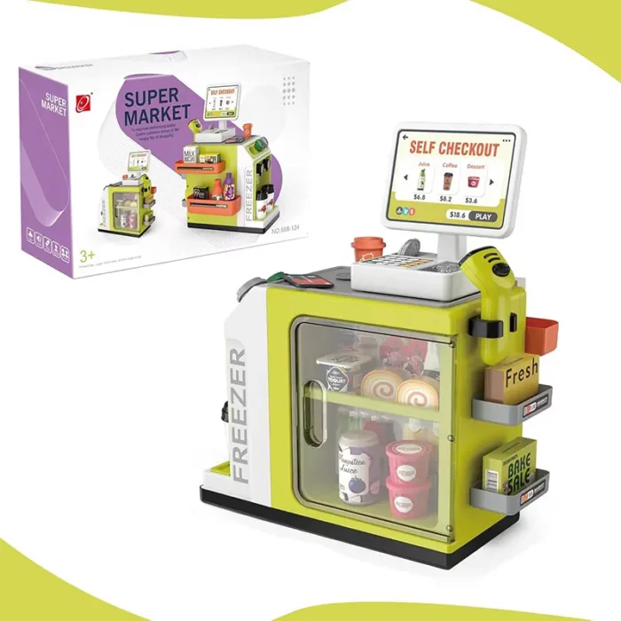 اسباب بازی سوپر مارکت 46 تکه رنگ سبز کد 668124