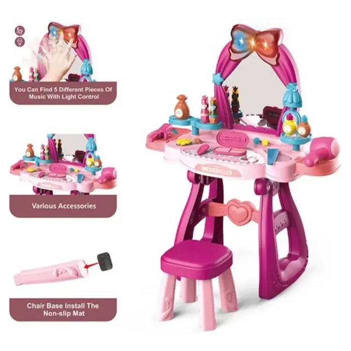 اسباب بازی میز آرایش با لوازم 36 تکه کد ZY1191031