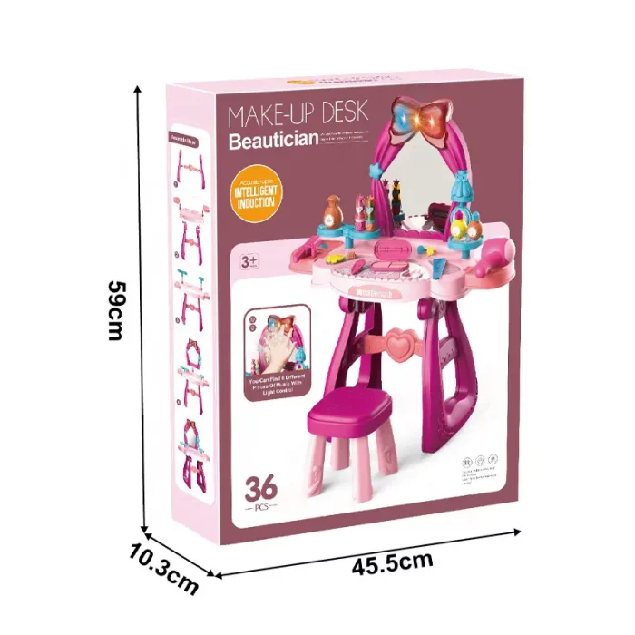 اسباب بازی میز آرایش با لوازم 36 تکه کد ZY1191031