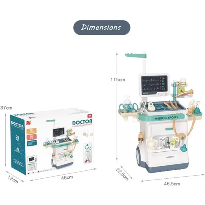 ست میز پزشکی اسباب بازی 26 تکه کد ZY1405397