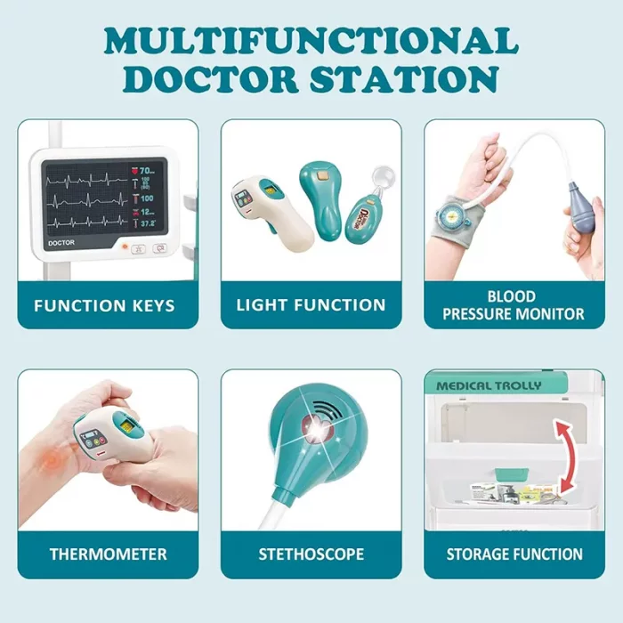 ست میز پزشکی اسباب بازی 26 تکه کد ZY1405397