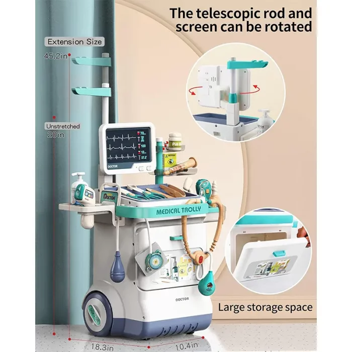 ست میز پزشکی اسباب بازی 26 تکه کد ZY1405397
