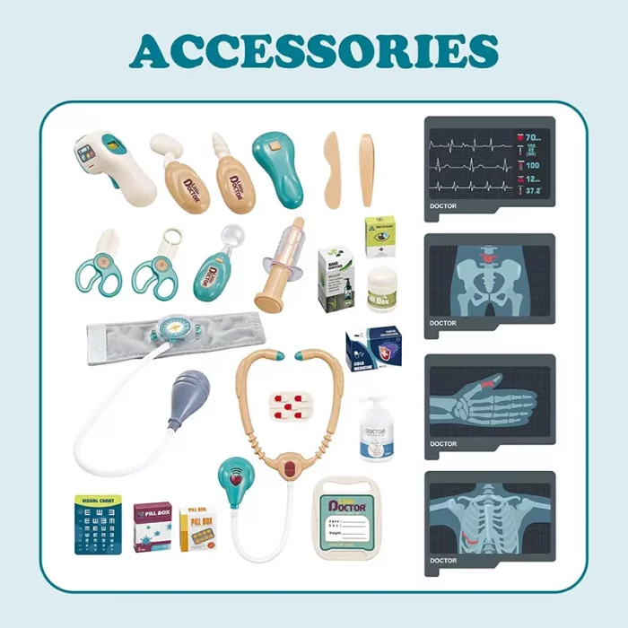 ست میز پزشکی اسباب بازی 26 تکه کد ZY1405397