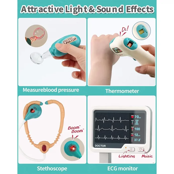 ست میز پزشکی اسباب بازی 26 تکه کد ZY1405397