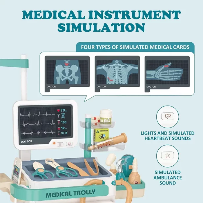ست میز پزشکی اسباب بازی 26 تکه کد ZY1405397