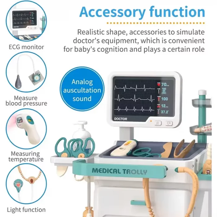 ست میز پزشکی اسباب بازی 26 تکه کد ZY1405397
