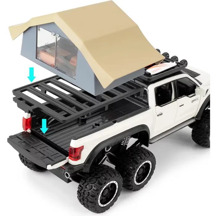 ماکت ماشین عقب کش مدل Ford raptop با کمپر کد CZ65A