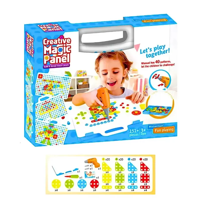 اسباب بازی مکانو پک پیچ و مهره پازلی کد  P/598/A