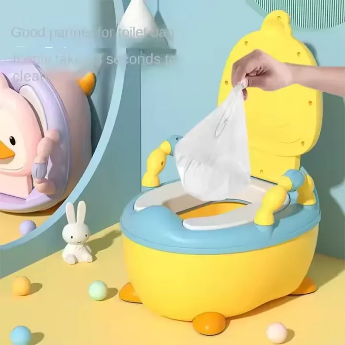 لگن آموزشی کودک (توالت فرنگی کودک) مدل اردک کد E041002