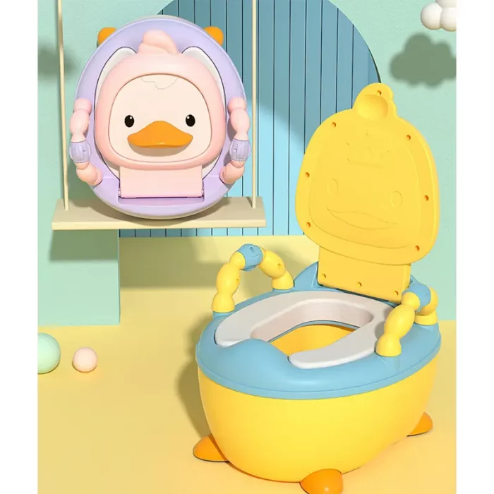 لگن آموزشی کودک (توالت فرنگی کودک) مدل اردک کد E041002